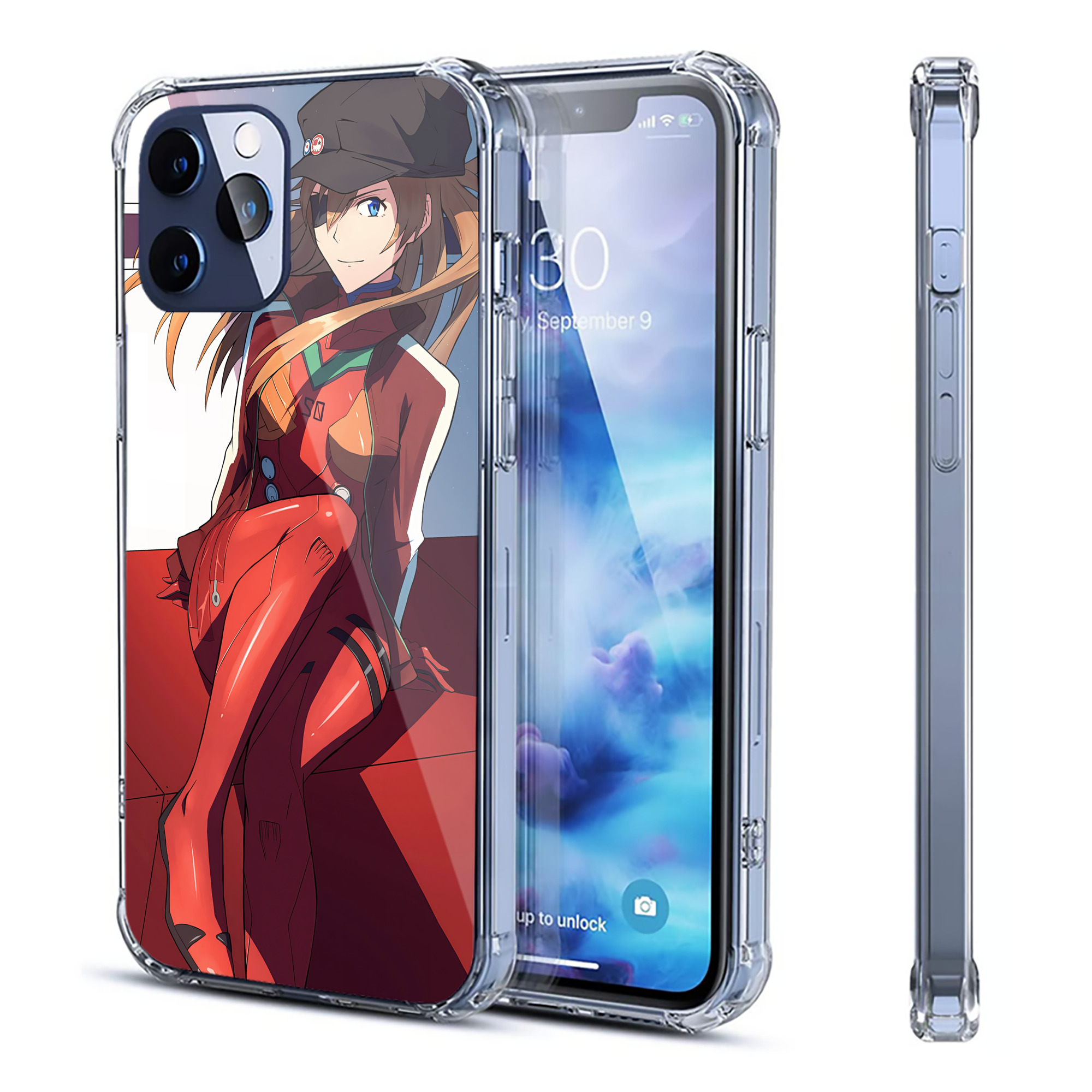 （画像用） EVA 新世紀エヴァンゲリオン 【iPhone 12シリーズ対応】透明スマホケース（クリアソフトケース）